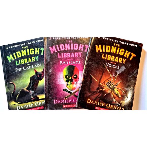 Halloween Set: Voices, End Game and The Cat Lady from The Midnight Library - Picture 1 of 7